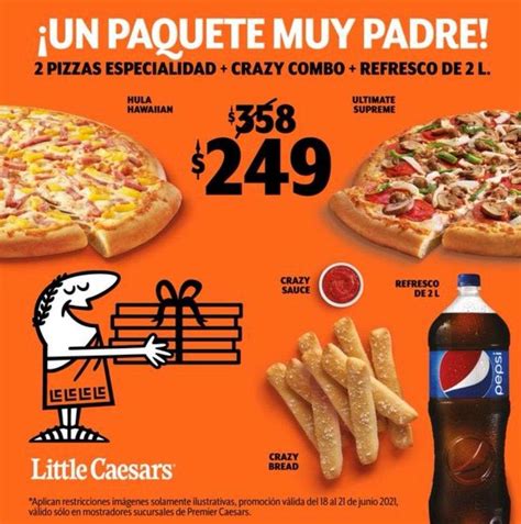 pizzas little caesars precios